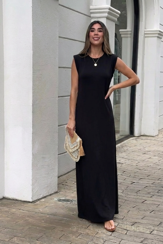 Inma | Abito lungo fluido antipiega